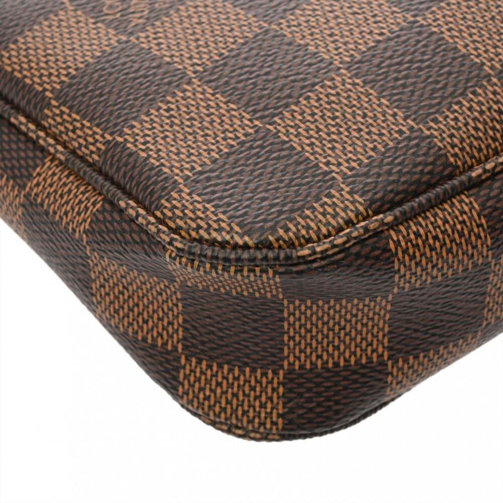 LOUIS VUITTON Authentic Brown Damier Canvas Pochette Pouch - Picture 9 of 11
